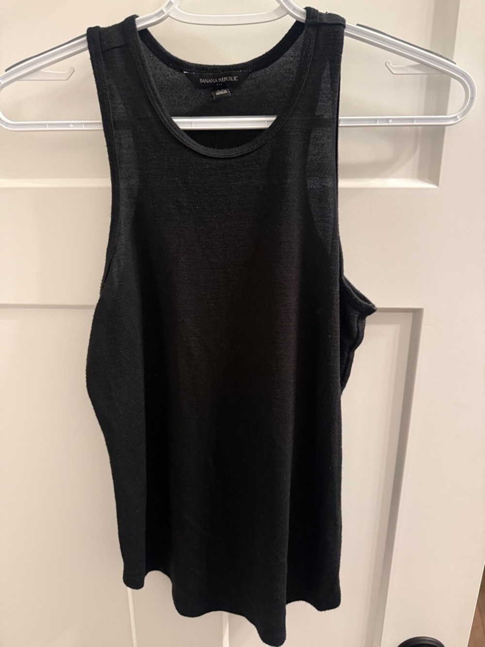 Banana Republic Black Knit Racerback Tank